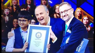 Human Calculator Aaryan Shukla created Guinness World Records (GWR)